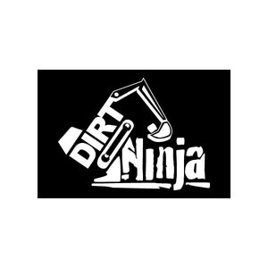 Dirt Ninja Sticker 6" x 4"